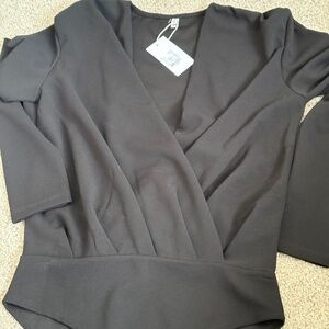 Ichi brand Black full sleeved body suit